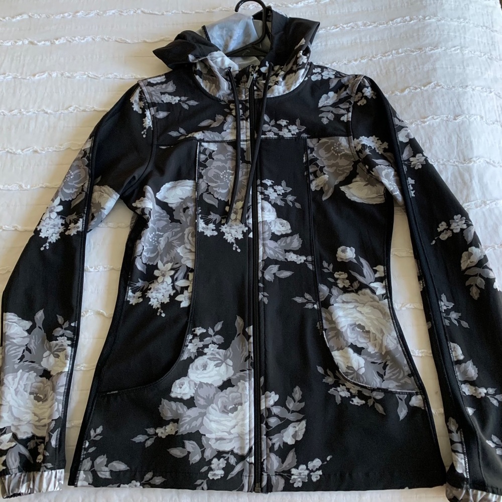 Floral track jacket
